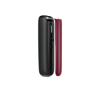 Ploom AURA priekšējā paneļa Dark Orchid sānskats, atdalīts no ierīces