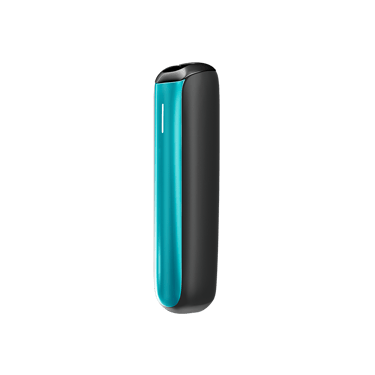 Ploom AURA priekšējā paneļa Ocean Blue sānskats
