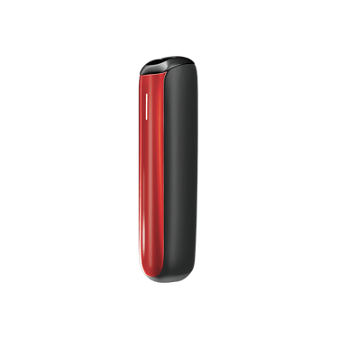 Ploom AURA priekšējā paneļa Lava Red sānskats