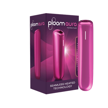 Ploom AURA Fuchsia Flair komplekts ar ierīci