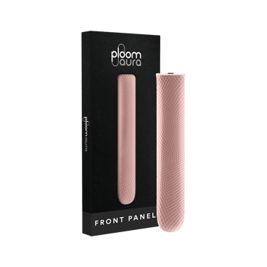 Ploom AURA priekšējā vāciņa Rose Gold ar rakstu iepakojums
