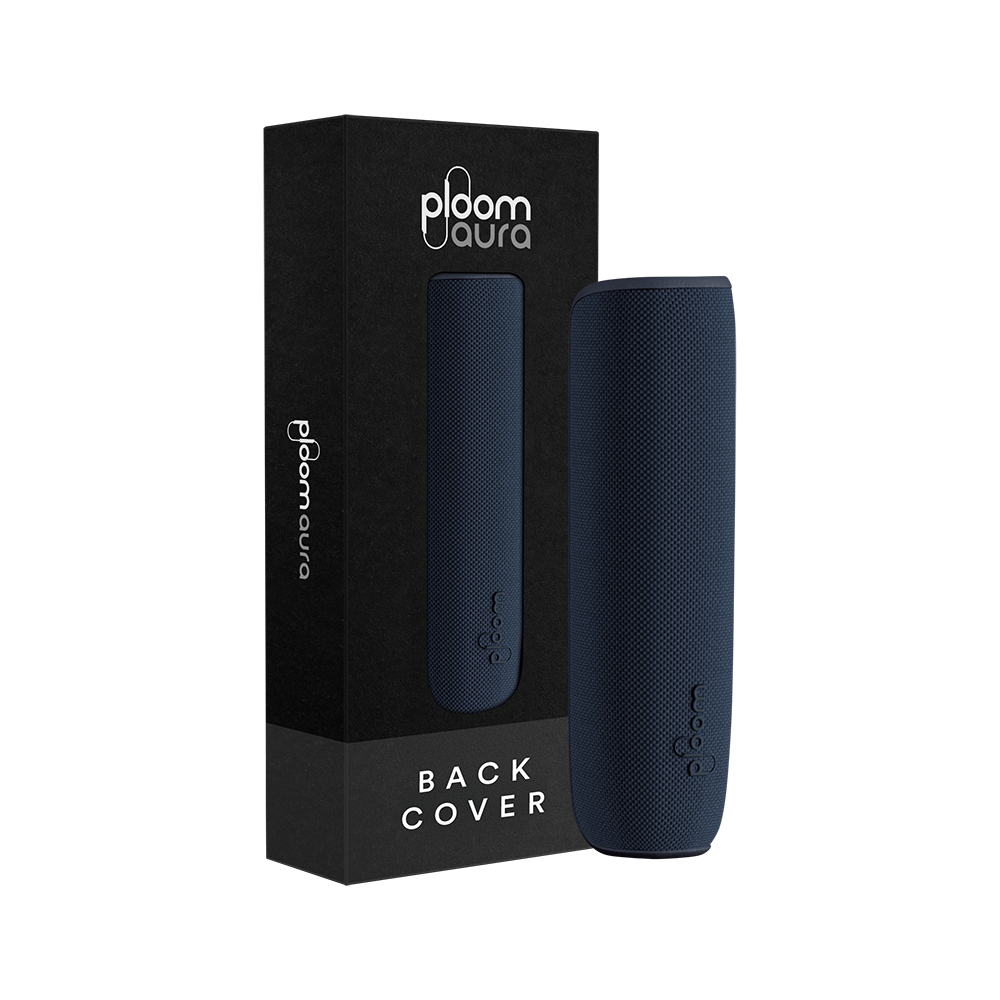 Ploom AURA aizmugurējā vāciņa Navy Blue iepakojums
