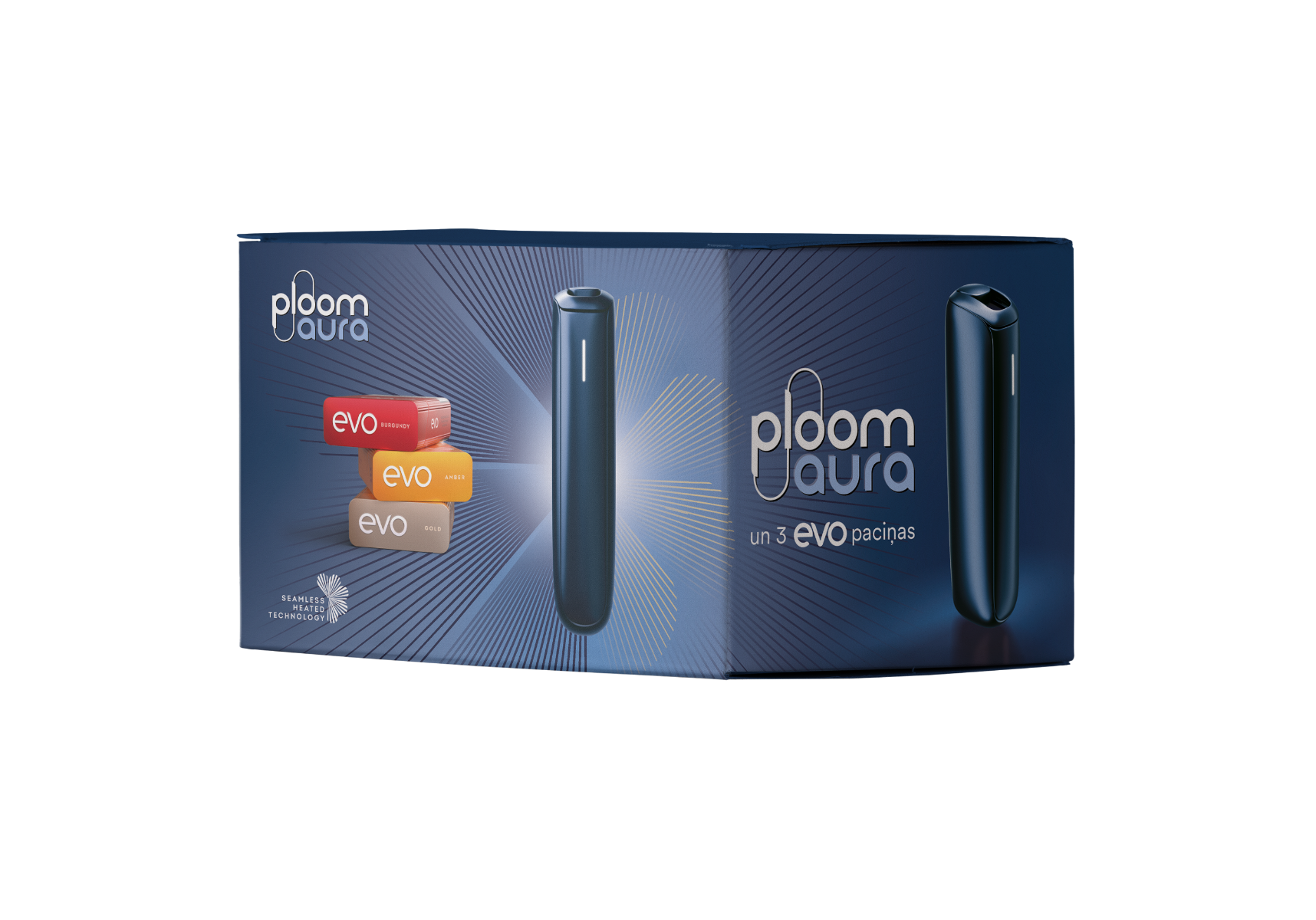 PLOOM AURA + 3 EVO paciņas