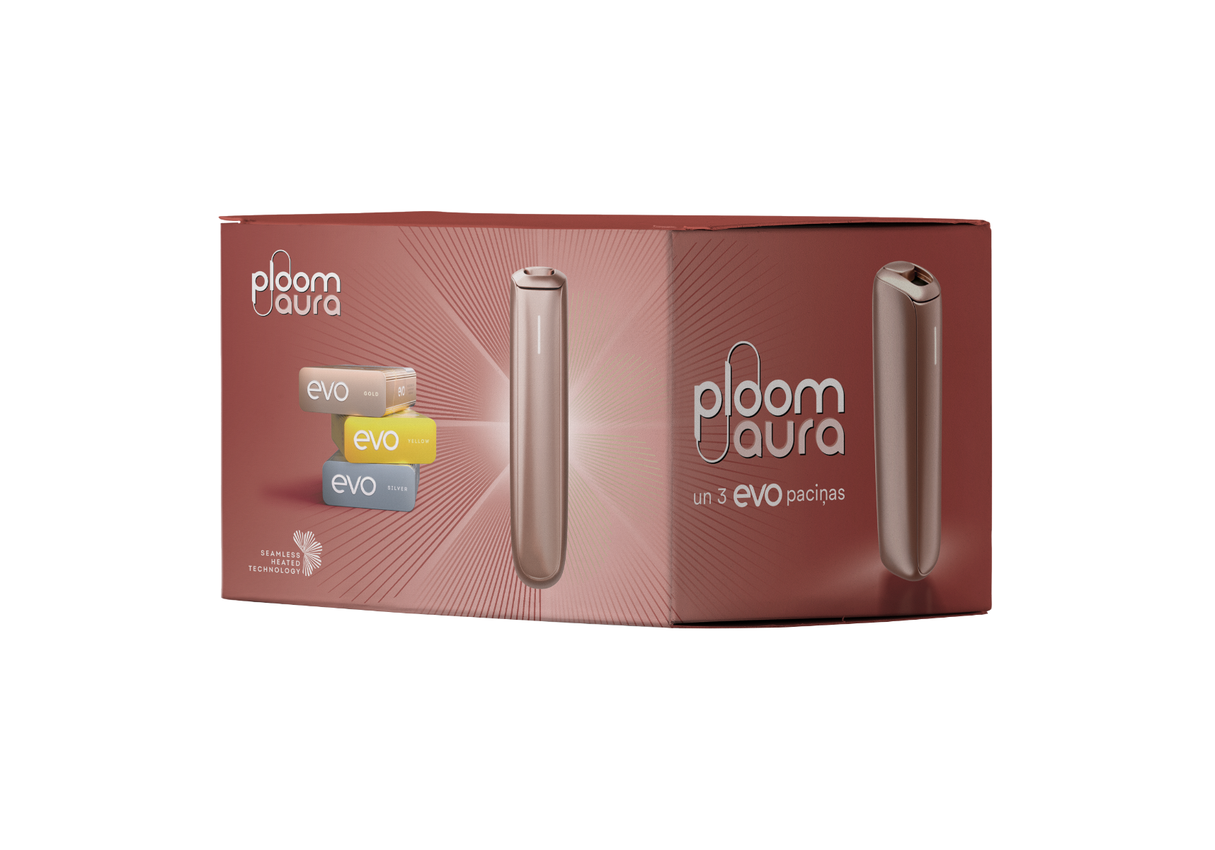 PLOOM AURA + 3 EVO paciņas