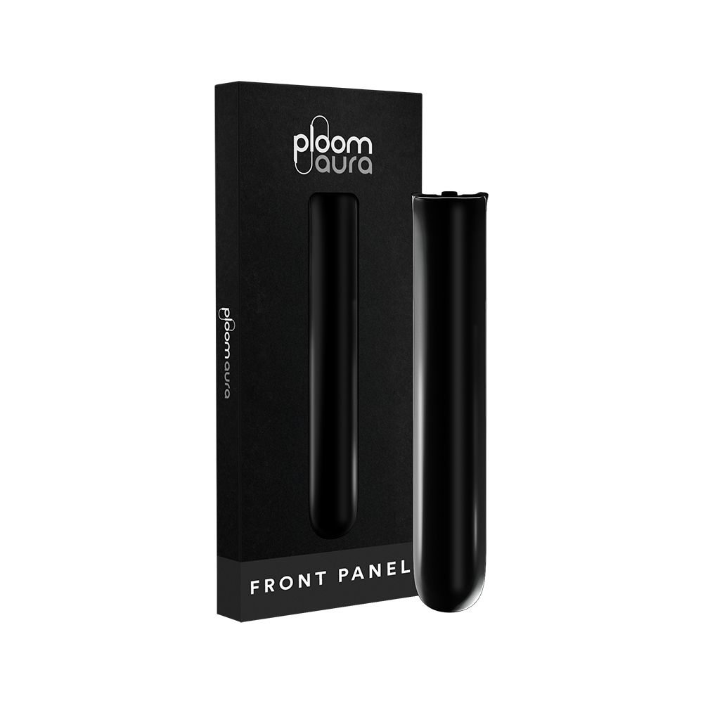 Ploom AURA priekšējā paneļa Jet Black iepakojums
