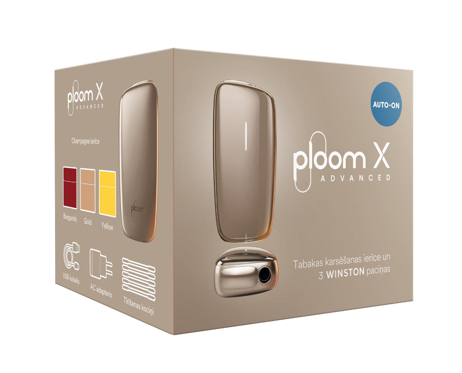 Ploom + 3 WINSTON paciņas