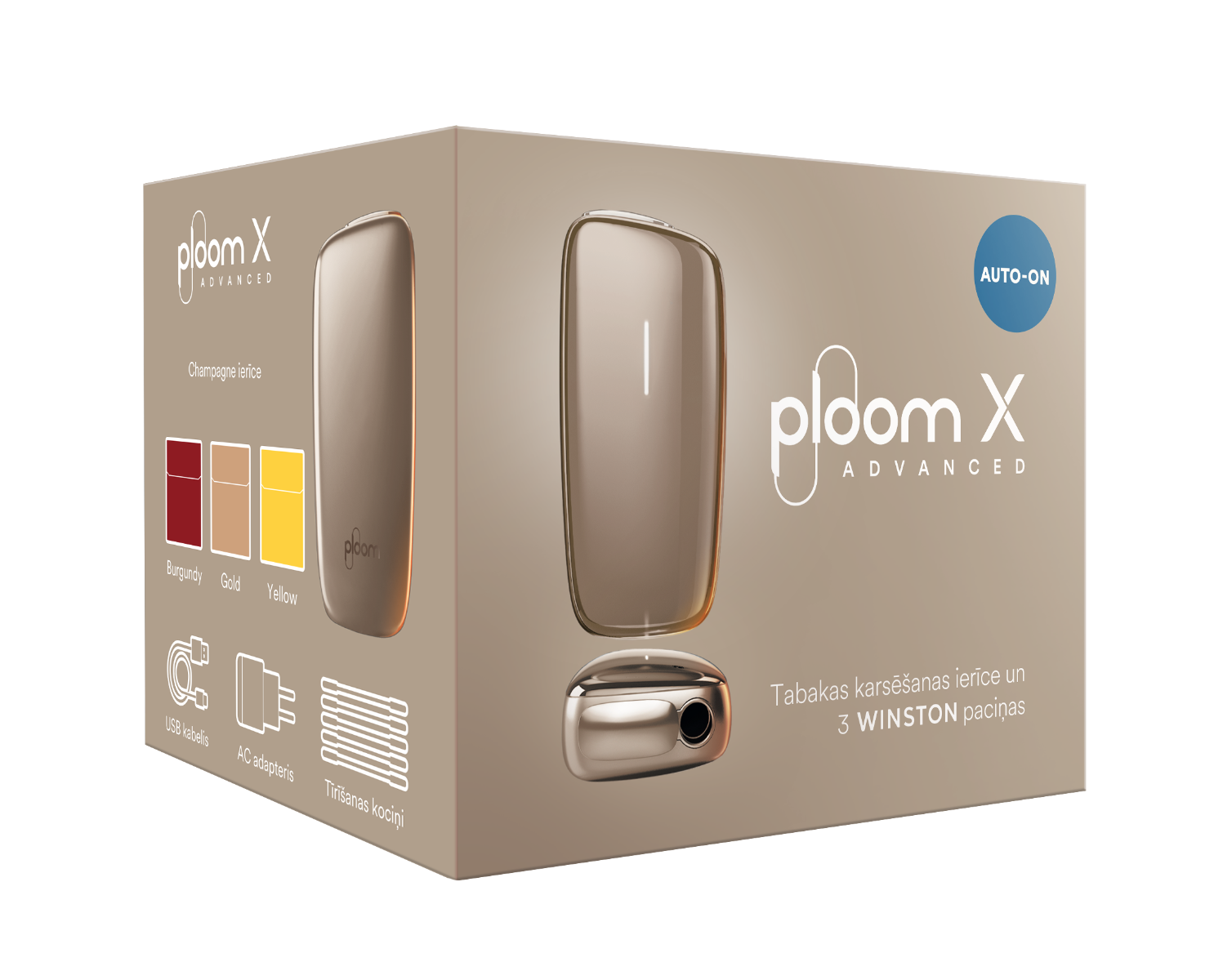 Ploom + 3 WINSTON paciņas